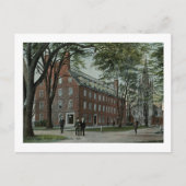 Massachusetts Hall, Vintage van Cambridge Briefkaart (Voorkant)