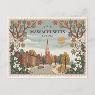 Massachusetts Heritage Briefkaart