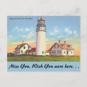 Massachusetts, Highland Light, Cape Cod Briefkaart (Voorkant)