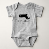 Massachusetts Home Grown State T-shirt (Voorkant)