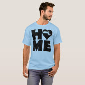 Massachusetts Home Heart State T-shirts (Voorkant volledig)
