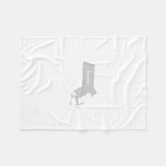 Massachusetts Home State Fleece Deken (Voorkant (Horizontaal))