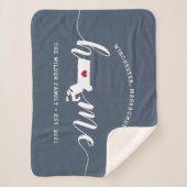 Massachusetts Home State Persoonlijk Sherpa Deken (Voorkant)