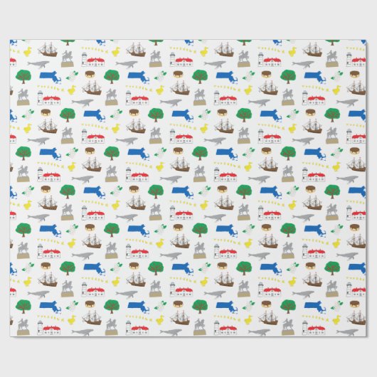 Massachusetts inpakpapier (Vlak)