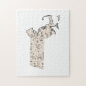 Massachusetts  kaart van het Afbeelding Legpuzzel (Verticaal)