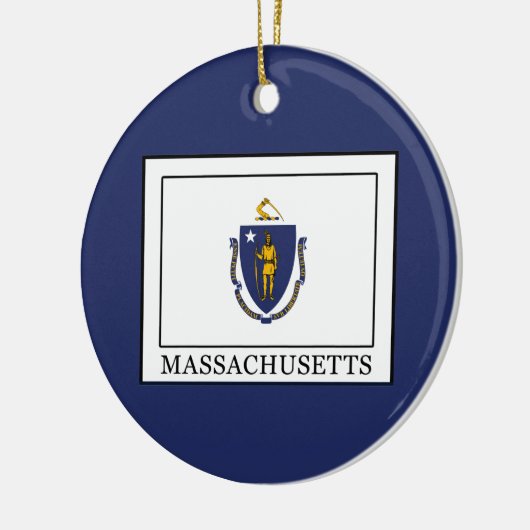 Massachusetts Keramisch Ornament (Links)