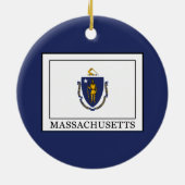 Massachusetts Keramisch Ornament (Achterkant)