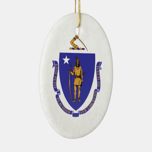 Massachusetts Keramisch Ornament (Rechts)