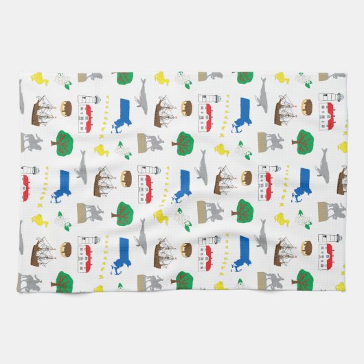 Massachusetts keukenhanddoek (Horizontaal)