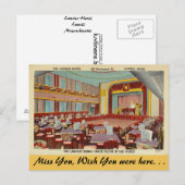 Massachusetts, Laurier Hotel, Lowell Briefkaart (Voorkant / Achterkant)
