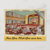 Massachusetts, Laurier Hotel, Lowell Briefkaart (Voorkant)