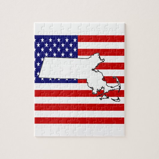 Massachusetts Legpuzzel (Verticaal)
