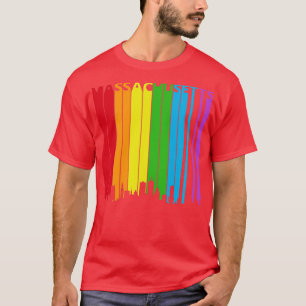 Massachusetts LGBT Gay Pride T-shirt