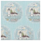 Massachusetts Lighthouse Stof (Close Up)