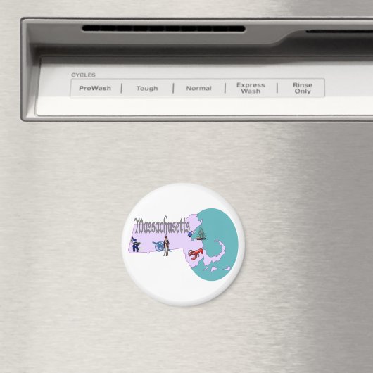 Massachusetts magneet (Insitu (Vaatwasser))