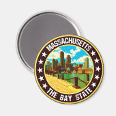 Massachusetts Magneet (Voorkant / Achterkant)