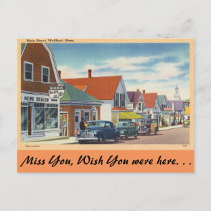 Massachusetts, Main Street, Wellfleet Briefkaart