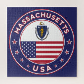 Massachusetts, Massachusetts sticker, telefoonzaak Legpuzzel (Verticaal)