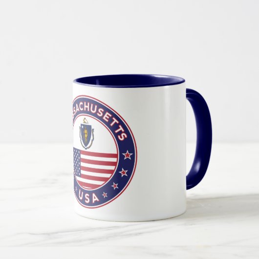 Massachusetts, Massachusetts sticker, telefoonzaak Mok (Voorkant rechts)