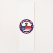 Massachusetts, Massachusetts sticker, telefoonzaak Yogamat (Voorkant)