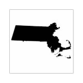 Massachusetts massief rubber kunststempel rubberstempel (Afrduk)