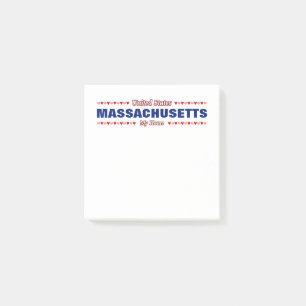 MASSACHUSETTS - Mijn thuisland - Verenigde Staten; Post-it® Notes