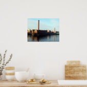 Massachusetts Mills on the Merrimack Poster (Keuken)