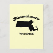 Massachusetts Motto - Wie viel er? Briefkaart (Voorkant)