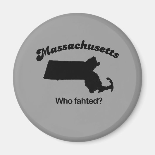 Massachusetts Motto - Wie viel er? Magneet (Voorkant)