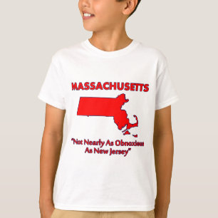 Massachusetts - Niet zo irritant als New Jersey T-shirt