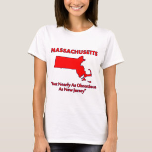 Massachusetts - Niet zo irritant als New Jersey T-shirt