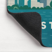 Massachusetts Night Cityscape | Boston City Muismat (Hoek)