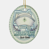 Massachusetts Nurse Keramisch Ornament (Rechts)