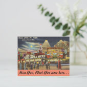 Massachusetts, Ocean Park, Salisbury Beach Briefkaart (Staand voorkant)