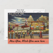 Massachusetts, Ocean Park, Salisbury Beach Briefkaart (Voorkant / Achterkant)