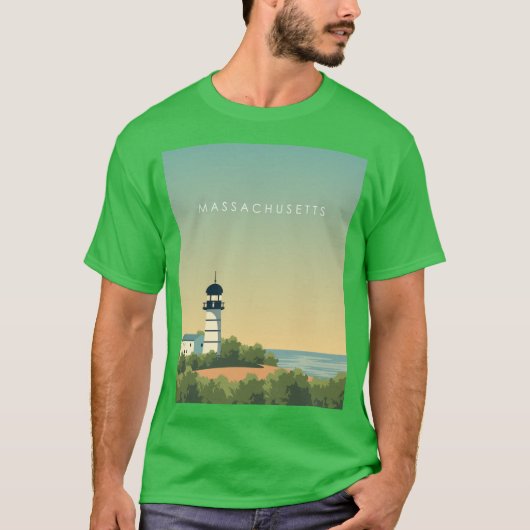 massachusetts Oversized T-shirt (Voorkant)