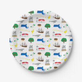 Massachusetts Paper-Borden Papieren Bordje