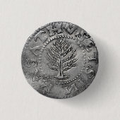 Massachusetts Pine Tree Coin Ronde Button 3,2 Cm (Voorkant)