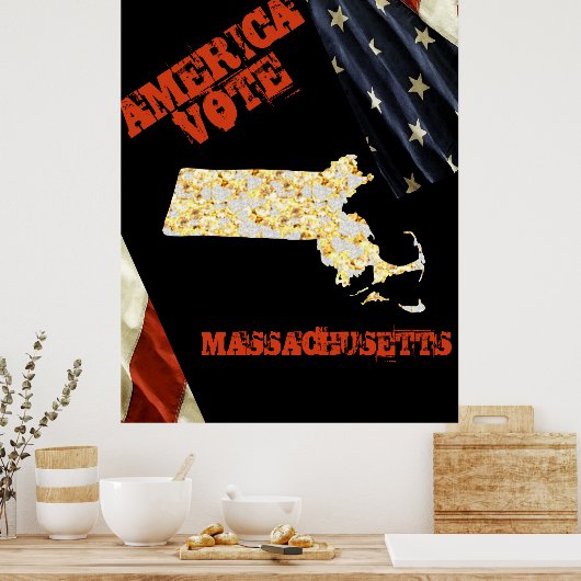 MASSACHUSETTS POSTER (Keuken)