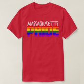 Massachusetts Pride LGBT Flag T-shirt (Design voorkant)