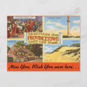 Massachusetts Provincetown Briefkaart (Voorkant)