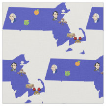 Massachusetts Pun Map