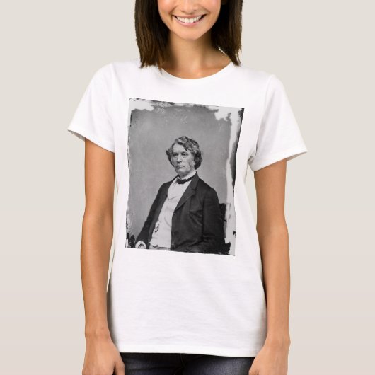 Massachusetts Republican Senator Charles Sumner T-shirt (Voorkant)