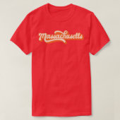 Massachusetts Retro1 T-shirt (Design voorkant)