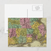 Massachusetts Rhode Island en Connecticut 2 Briefkaart (Voorkant / Achterkant)