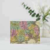 Massachusetts Rhode Island en Connecticut 2 Briefkaart (Staand voorkant)