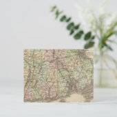 Massachusetts, Rhode Island en Connecticut Briefkaart (Staand voorkant)