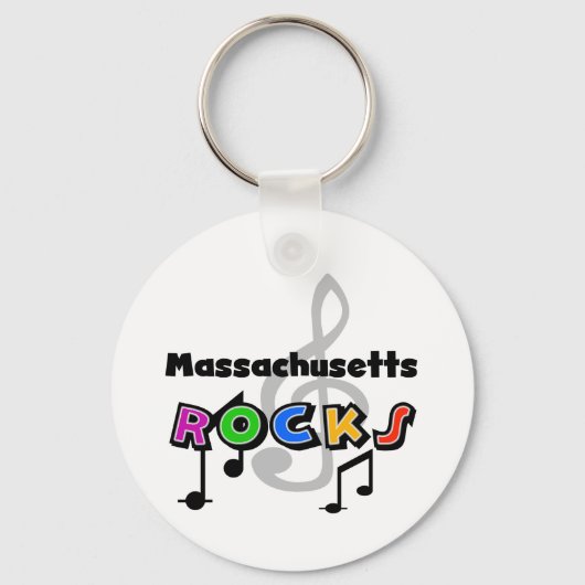 Massachusetts Rocks Sleutelhanger (Voorkant)