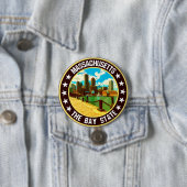 Massachusetts Ronde Button 7,6 Cm (In situ)