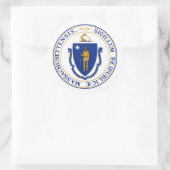Massachusetts Seal, zegel van Massachusetts Sticke (Tas)
